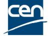 CEN logo – European Committee for Standardization involved in medical mask testing standards