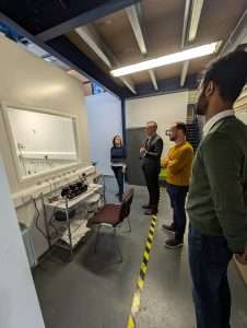 Dr. James McGrath Visits Airmid’s Aerosol Testing Labs