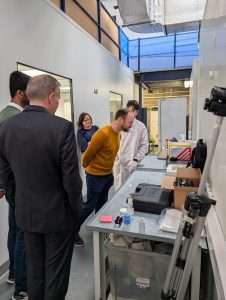 Dr. James McGrath Visits Airmid’s Aerosol Testing Labs