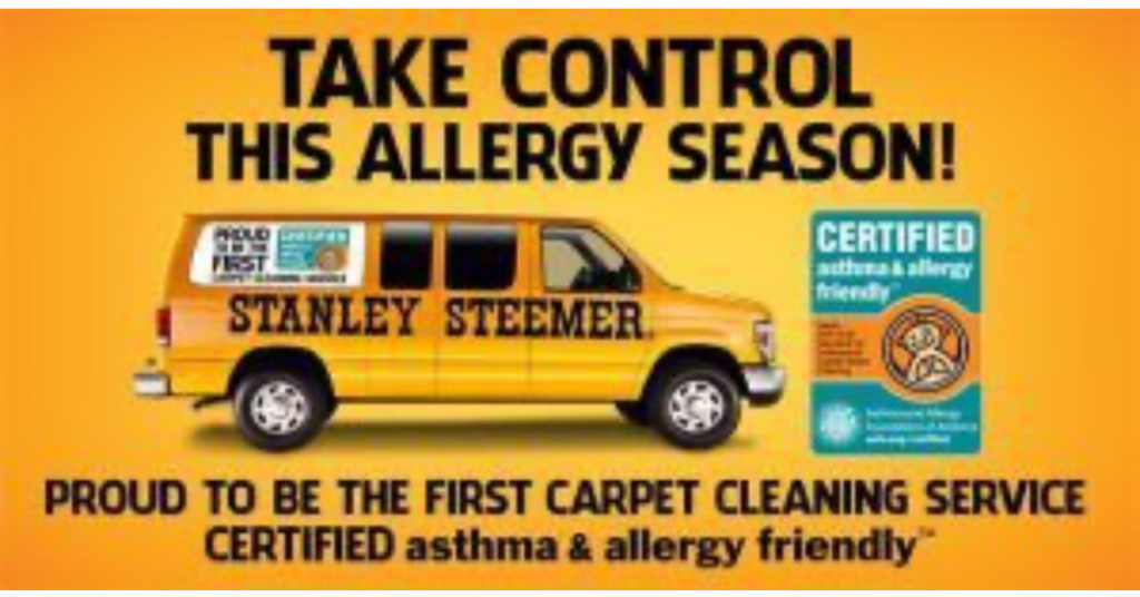 Staneley Steemer carpet allergen airborne pathogen