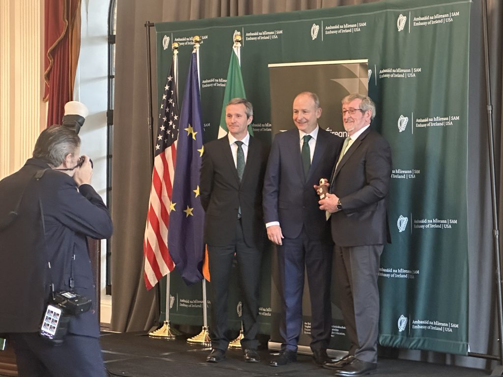 Dr Ciarán Seoighe Deputy CEO of Research Ireland and Dr Sethuraman Panch Panchanathan Director of the NSF