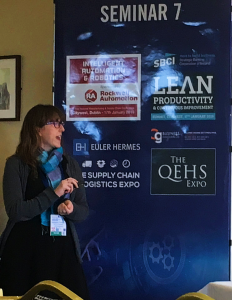 Dr. Natasha Gordon at the National Medtech & Biotech Summit 2019, Citywest Dublin | Airmid Healthgroup Dr. Natasha Gordon presenting on Research and Development at the National Medtech & Biotech Summit 2019 in Dublin.