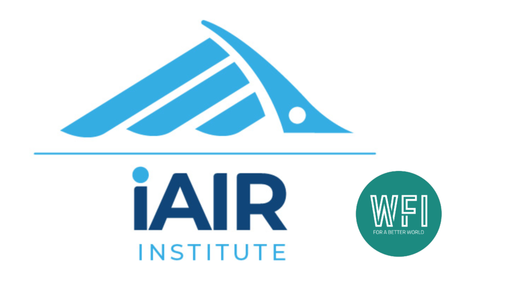 iAIR Institute and World Filtration Institute logos representing new partnership to advance filtration and indoor air quality research innovation.