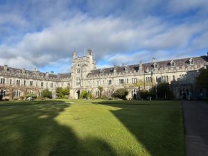 The historic Quadrangle at University College Cork, host campus for the Breathing Better, Learning Better classroom air quality seminar in March 2026.