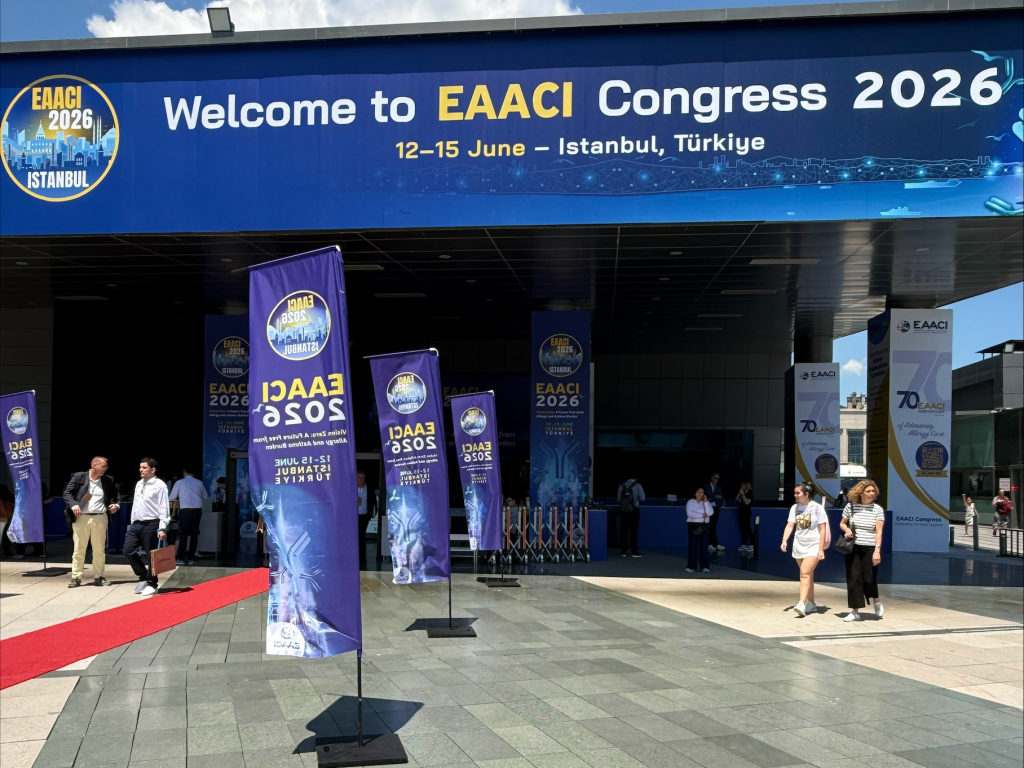 Entrance to EAACI Congress 2026, Istanbul, Türkiye, 12–15 June 2026.